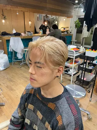 カラー メンズ YUKI 新宿カット パーマ/カラーのヘアスタイル