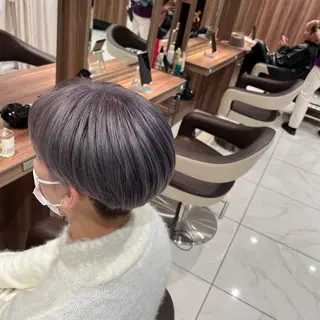 ショート カラー ヘアアレンジ 小白井 由美のヘアスタイル