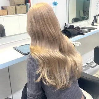 ロング カラー 【美髪矯正/絹髪】 🎀hinano🎀のヘアスタイル