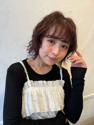 パーマ shiomi H辻田 杏梨のヘアスタイル