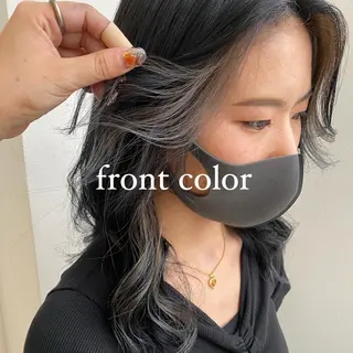 セミロング カラー 絶対カワイイ保証💕 カワノチヒロのヘアスタイル