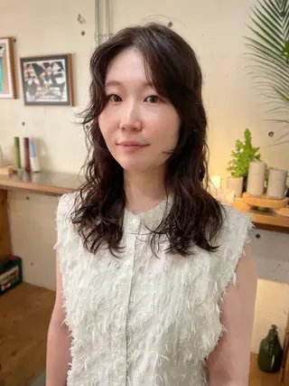 ロング パーマ YUKI 新宿カット パーマ/カラーのヘアスタイル