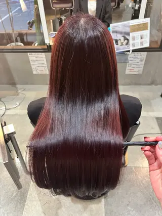 ロング パーマ 縮毛矯正/髪質改善/ ハイトーン/Makoのヘアスタイル