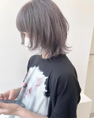 ミディアム カラー 透明感カラー× レイヤーカット✨高梨のヘアスタイル