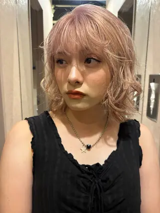 カラー ブリーチなしカラー/ パーマ/おとは🦖♡のヘアスタイル
