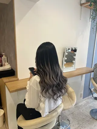 ロング 島木 琉矢のヘアスタイル