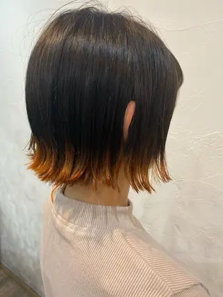 ミディアム カラー TOMOKO 髪質改善💫縮毛矯正のヘアスタイル