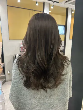 ロング カラー hub hair レイヤー/透明感のヘアスタイル