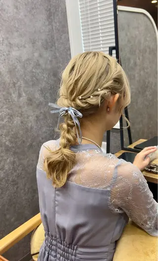 ミディアム ヘアアレンジ cocoa船橋🦄 chinamiのヘアスタイル
