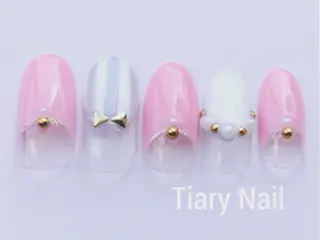 ネイル 💗🪽Tiary Nail🪽💗のネイルデザイン