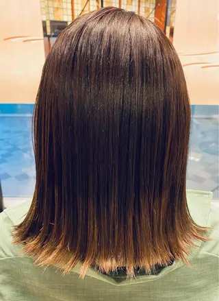 ミディアム カラー へんみ みかのヘアスタイル