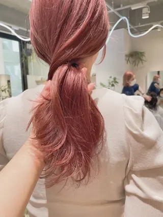 カラー ♡ハイトーン★ ネイル/しの♡のヘアスタイル