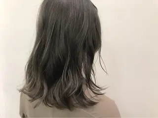 ミディアム カラー メンズ レイヤー ウルフ 弓木啓輔のヘアスタイル