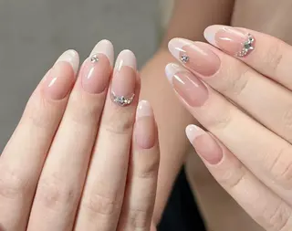 ネイル By moonネイル 🌷ワンホン/韓国風のネイルデザイン