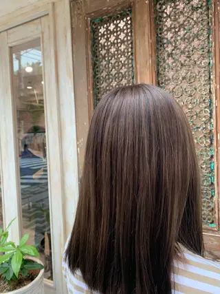 セミロング カラー パーマ ヘアアレンジ メンズ ネイル Sia中野新橋 『JUNYA』のヘアスタイル