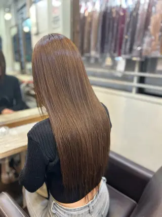 ロング 成安 雪菜のヘアスタイル