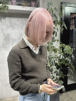 ショート カラー ハイトーン/ブリーチ MAYURI🌺横浜のヘアスタイル