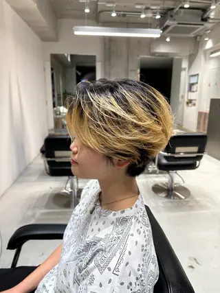 ショート 横浜/メンズ特化/ Farbe/田中颯斗のヘアスタイル