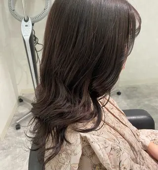 ロング カラー 透明感カラー/当日予 約OK🤍〔杉野葵〕のヘアスタイル