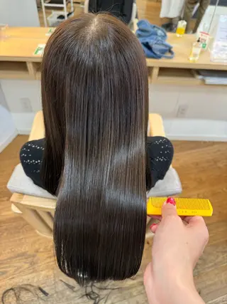 ロング 髪質改善/縮毛矯正✨ 白石ゆいのヘアスタイル