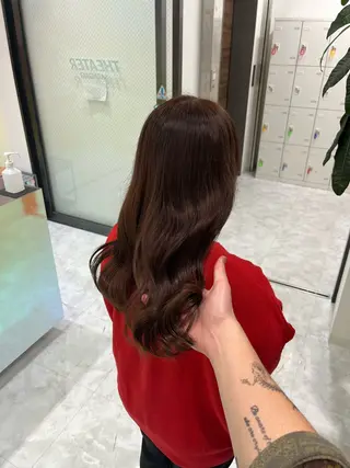 セミロング カラー トレンドレイヤー No.1/KOHEIのヘアスタイル