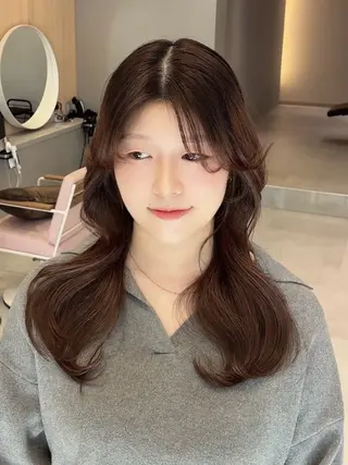 小顔×韓国レイヤー/ 骨格診断/Rikuのヘアスタイル