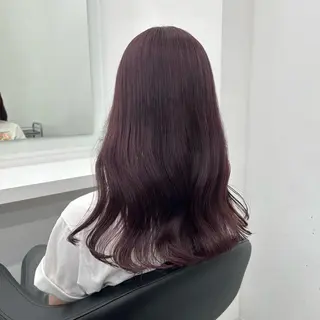 セミロング カラー ヘアアレンジ mai🍑暖色カラー /レイヤー💖のヘアスタイル
