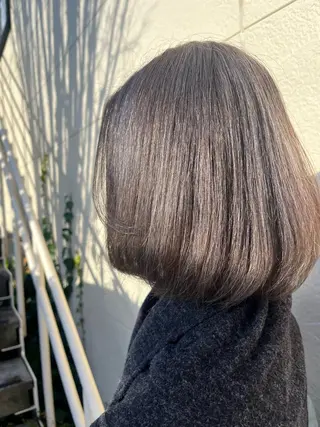 ミディアム ルプラボウ／艶カラー ／髪質改善／アサミのヘアスタイル