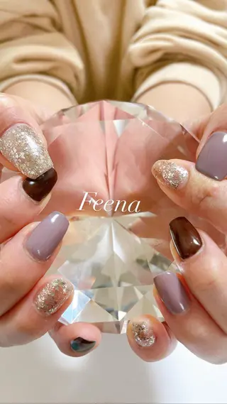 ネイル amu nail. RINAのネイルデザイン