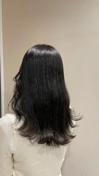 ロング カラー 郡山/透明感カラー /馬場アンドレアのヘアスタイル