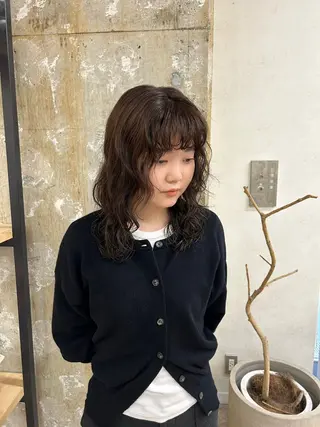 カラー Wカラー┆ブラウン ┆うる艶┆ゆうはのヘアスタイル