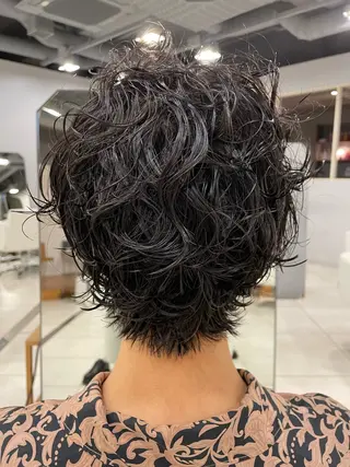 ショート パーマ 🌈前田 潤 /ショート/レイヤーのヘアスタイル