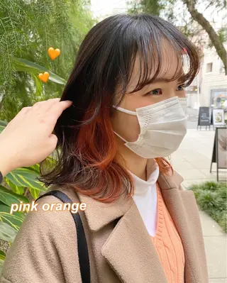 ミディアム ナガイ アヤのヘアスタイル
