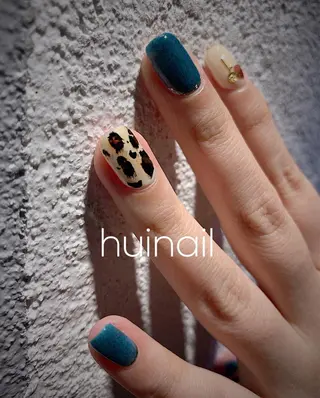 ショート めぐみのネイルサロン スタッフ練習のネイルデザイン