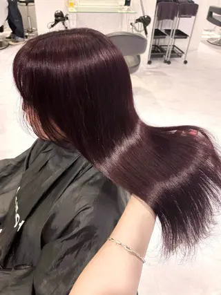 ロング カラー 表参道♡暗髪♡ 艶カラー♡アユミのヘアスタイル