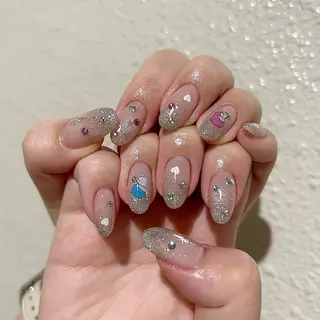ネイル パラあり！フィルイン 美フォルムのネイルデザイン