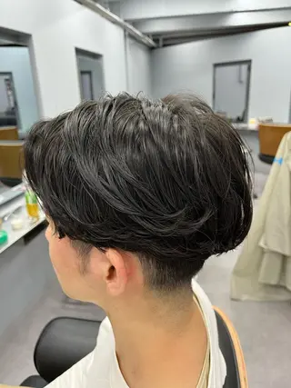 ショート パーマ メンズ 池袋メンズパーマ フェード純平のヘアスタイル
