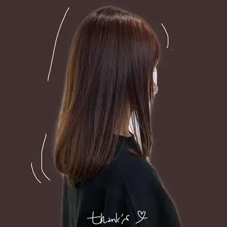セミロング カラー 🫧 みゆ🫧のヘアスタイル