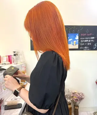 セミロング 奥田 葵のヘアスタイル