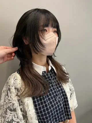 ミディアム 🐺立川のウルフ屋 さん🐺おかみ🐺のヘアスタイル