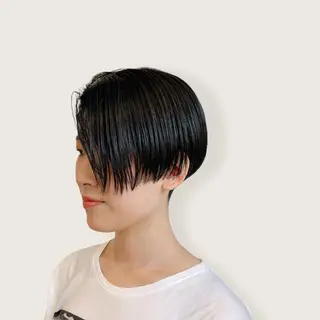 ショート コクブ アキヨのヘアスタイル