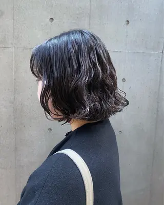 ミディアム 大人可愛い♡コテ巻き パーマ🌼杉田 萌恵のヘアスタイル