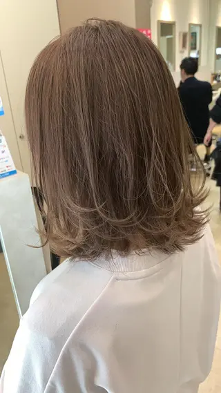 ミディアム 💎髪質改善/縮毛 矯正💎メンズパーマのヘアスタイル
