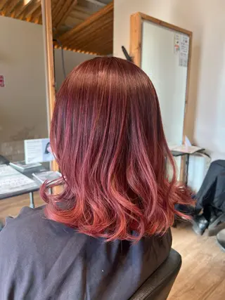 ロング カラー 関口 友行のヘアスタイル