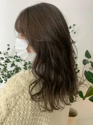 セミロング カラー 【淡色color/ nail】maikoのネイルデザイン