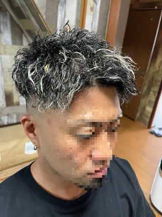 カラー パーマ メンズ メンズ特化型/永井 友貴のヘアスタイル