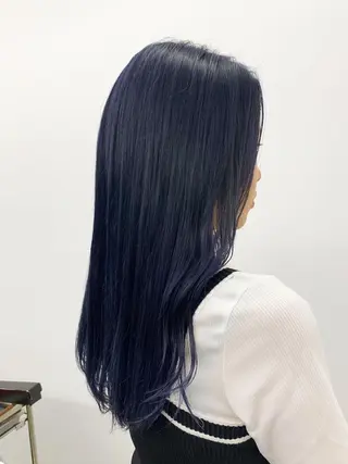 ロング カラー leben serikaのヘアスタイル