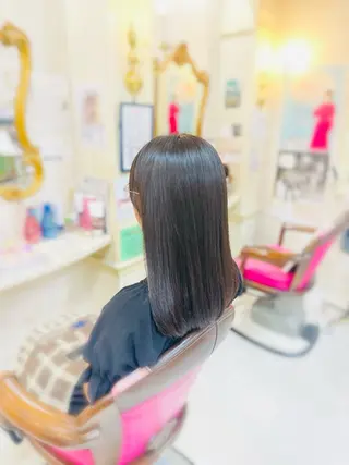 セミロング 菅沼 美咲のヘアスタイル