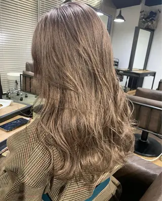 ロング カラー ARCANAブリーチ ダブルカラー🌟原宿のヘアスタイル