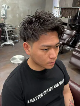 ショート メンズ 西田 龍我のヘアスタイル